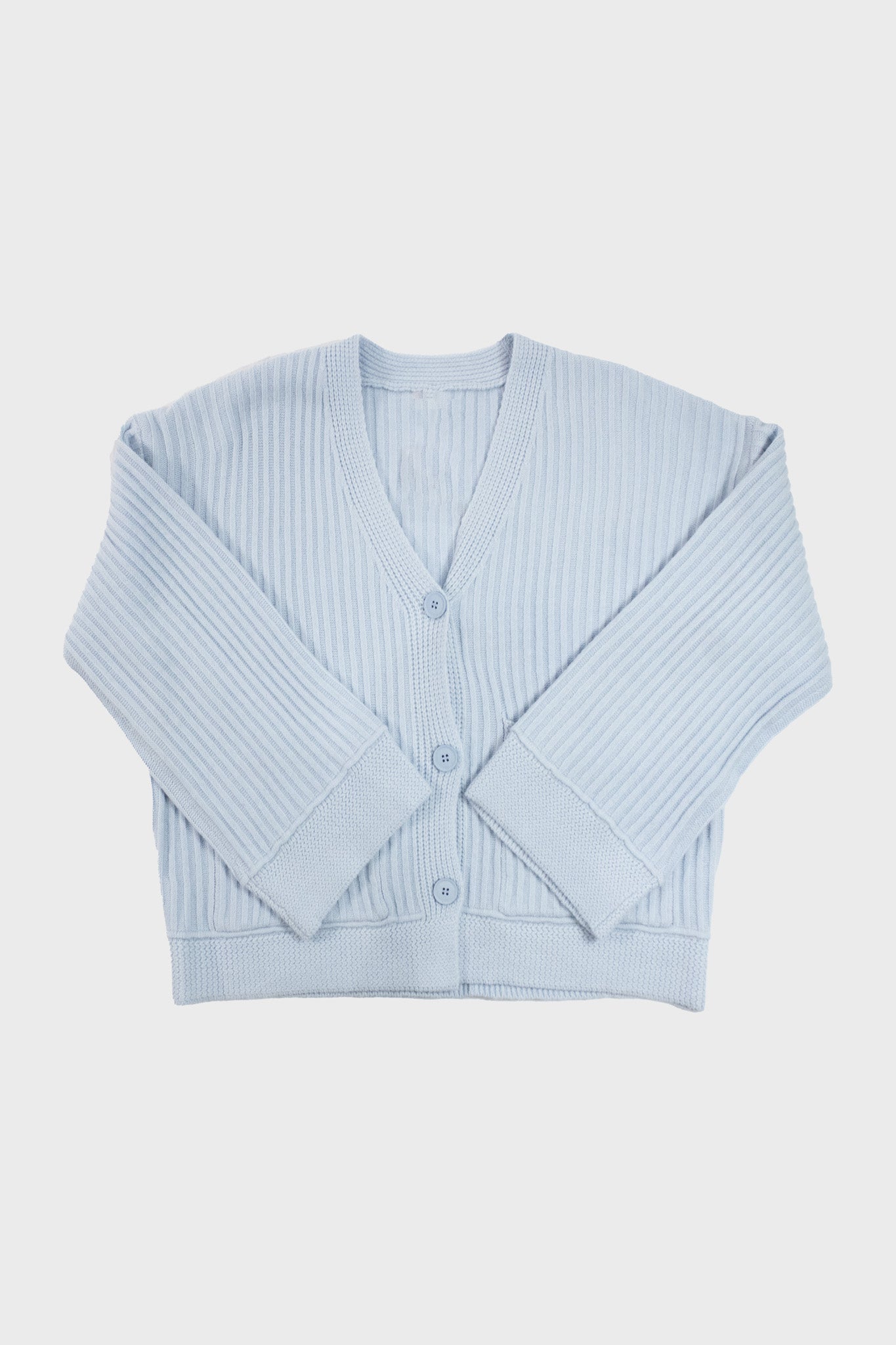 Gilet bleu ciel oversize