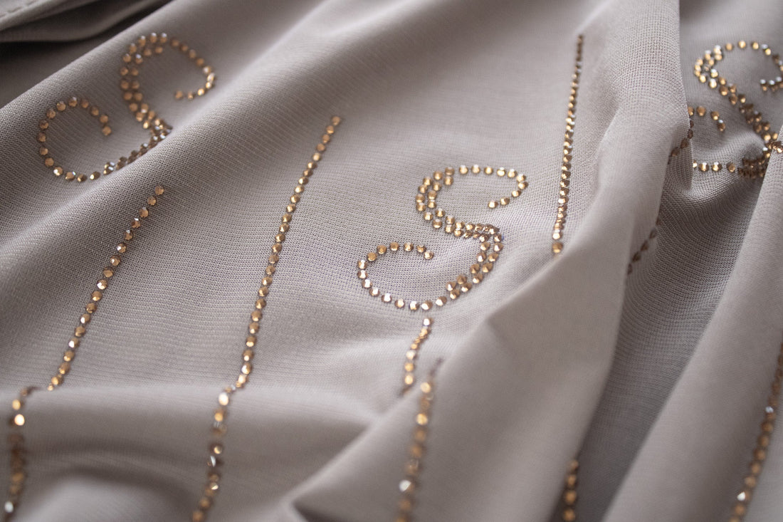 Hijab jersey premium bysaphir taupe