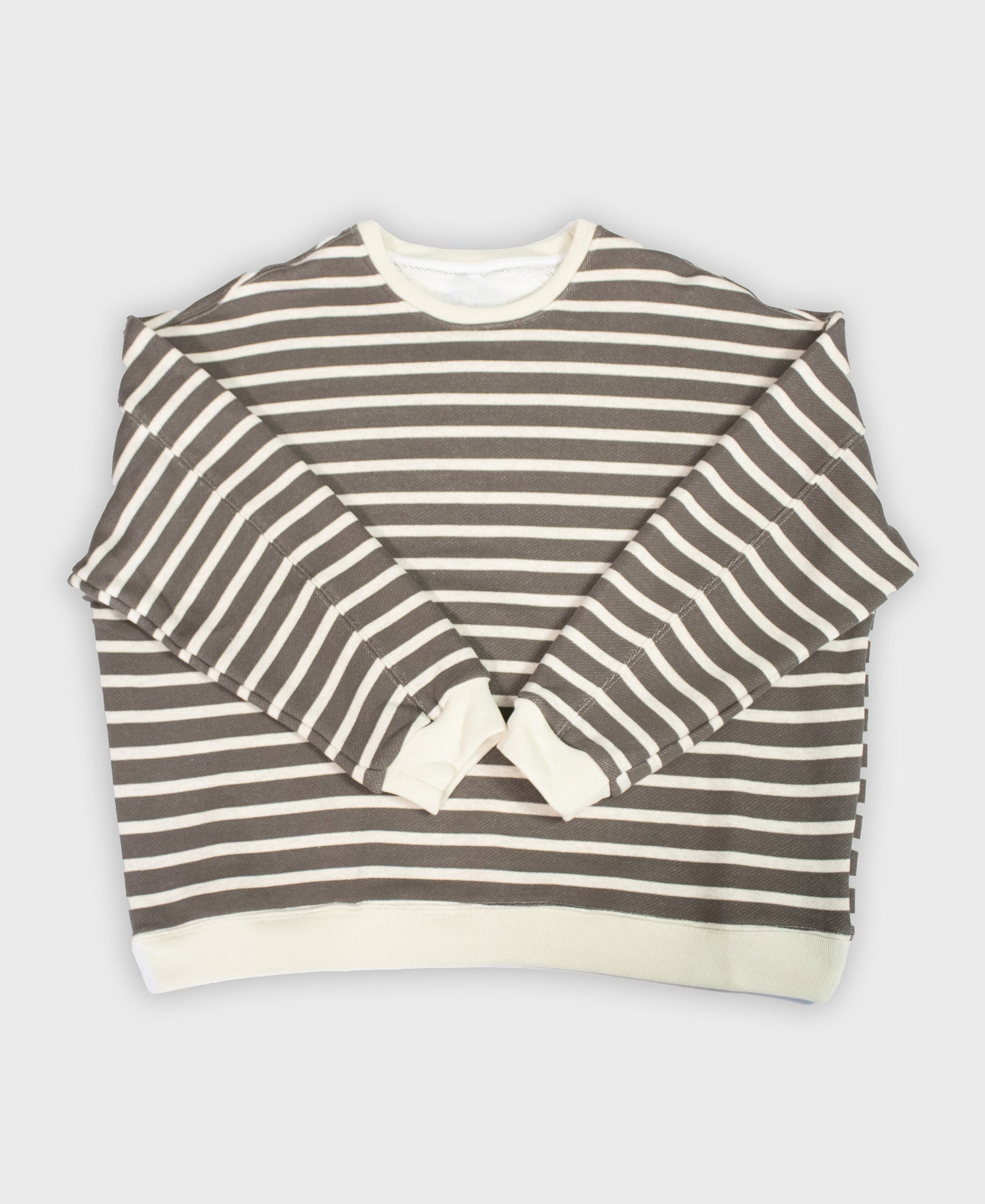 Pull à rayures oversize