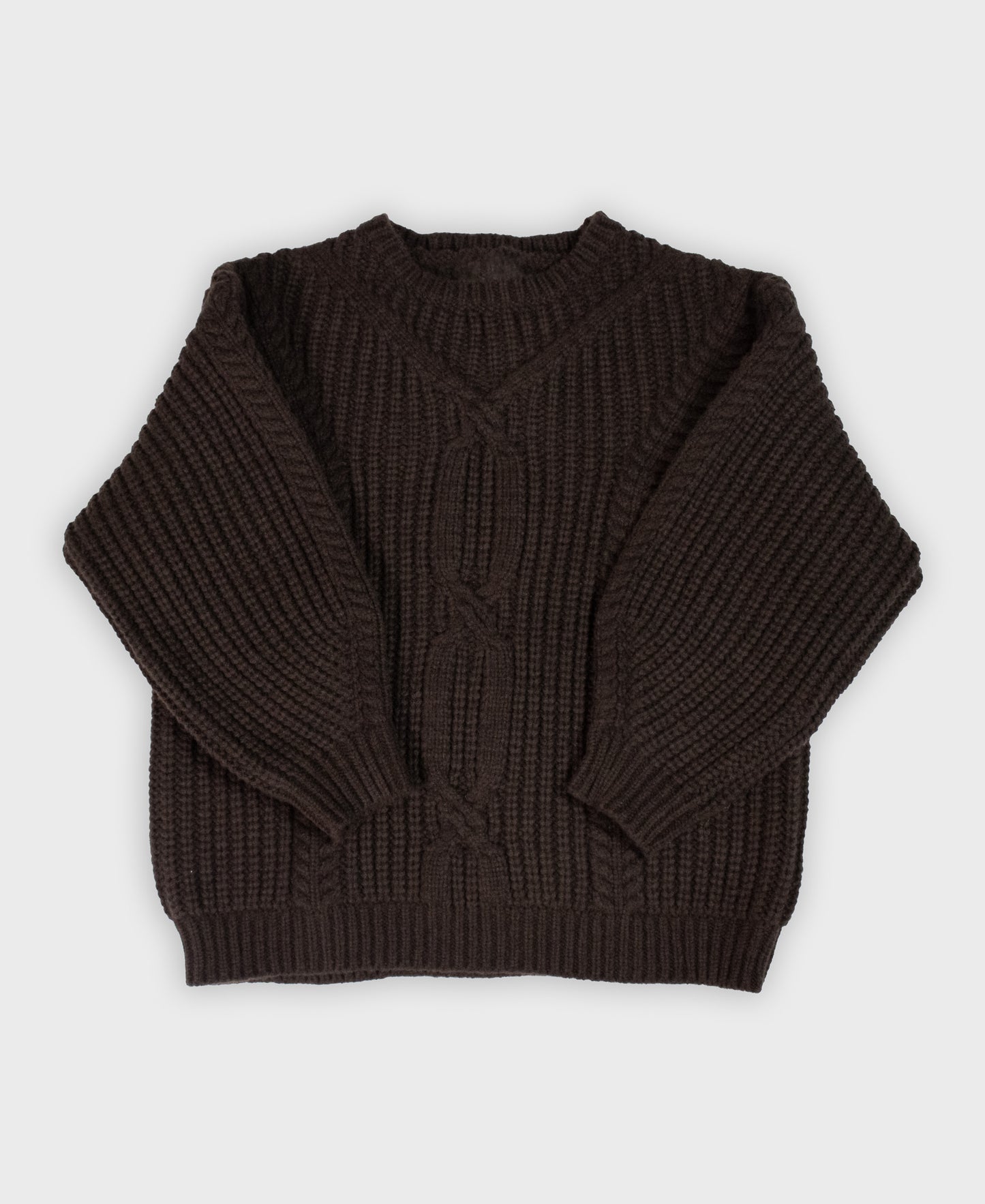 Pull à grosses mailles