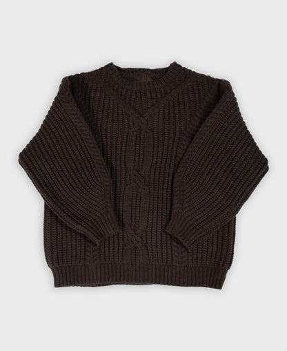 Pull à grosses mailles