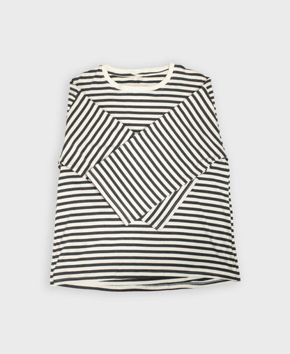 Pull à rayures oversize