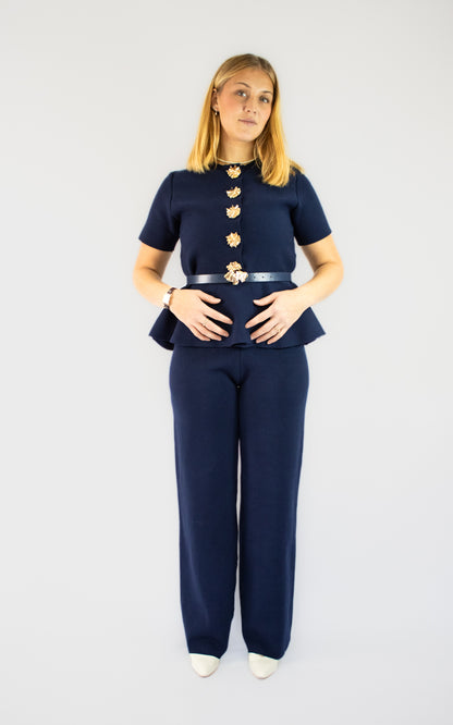 Ensemble bleu marine chic