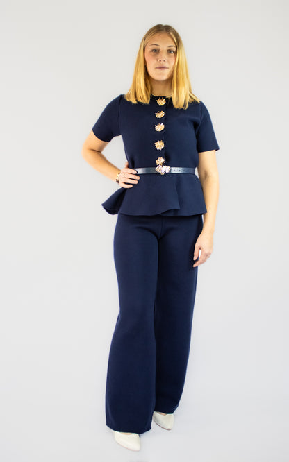 Ensemble bleu marine chic