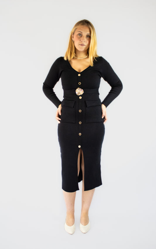 Robe noire élégante