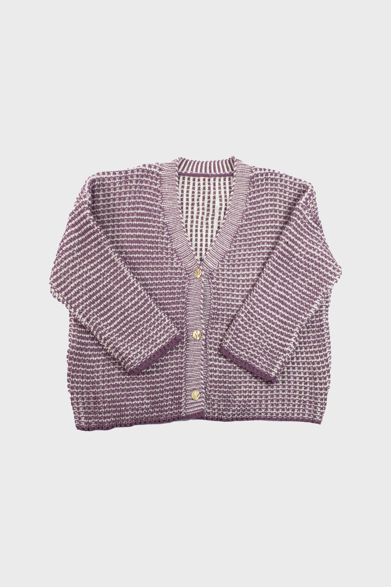 Gilet lilas oversize