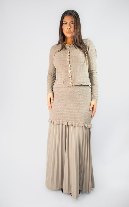 Ensemble plissé chic