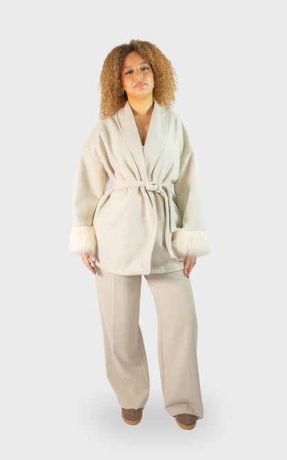 Veste chic ceinturée