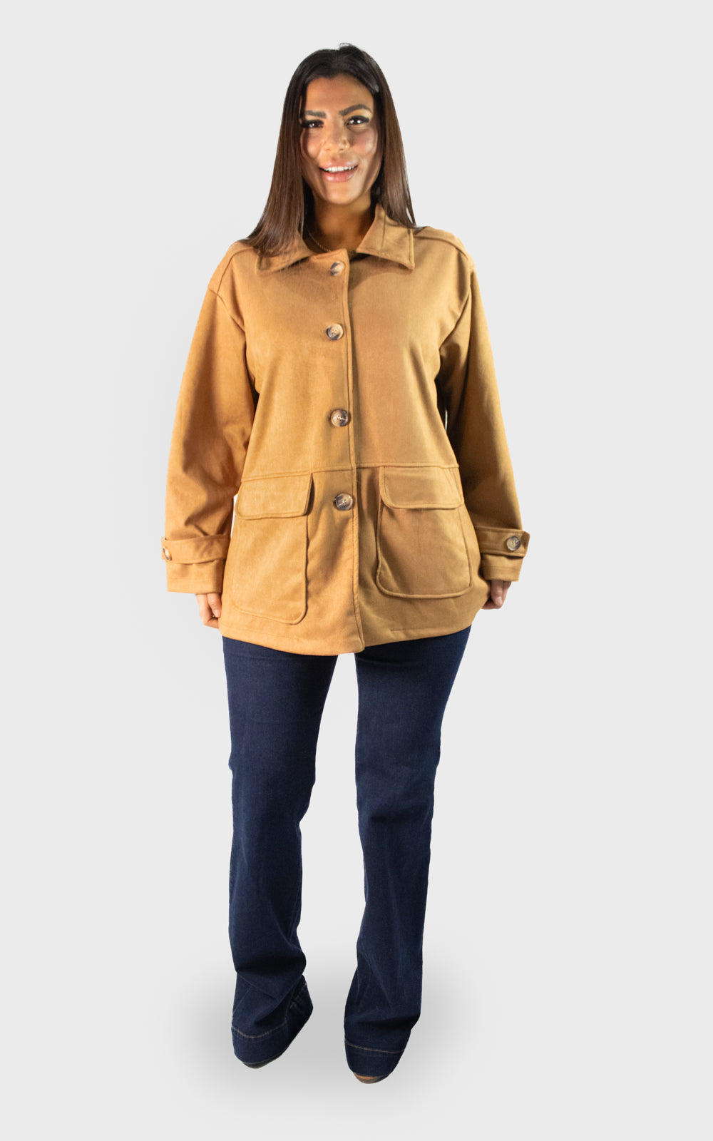 Veste à poches boutonnée