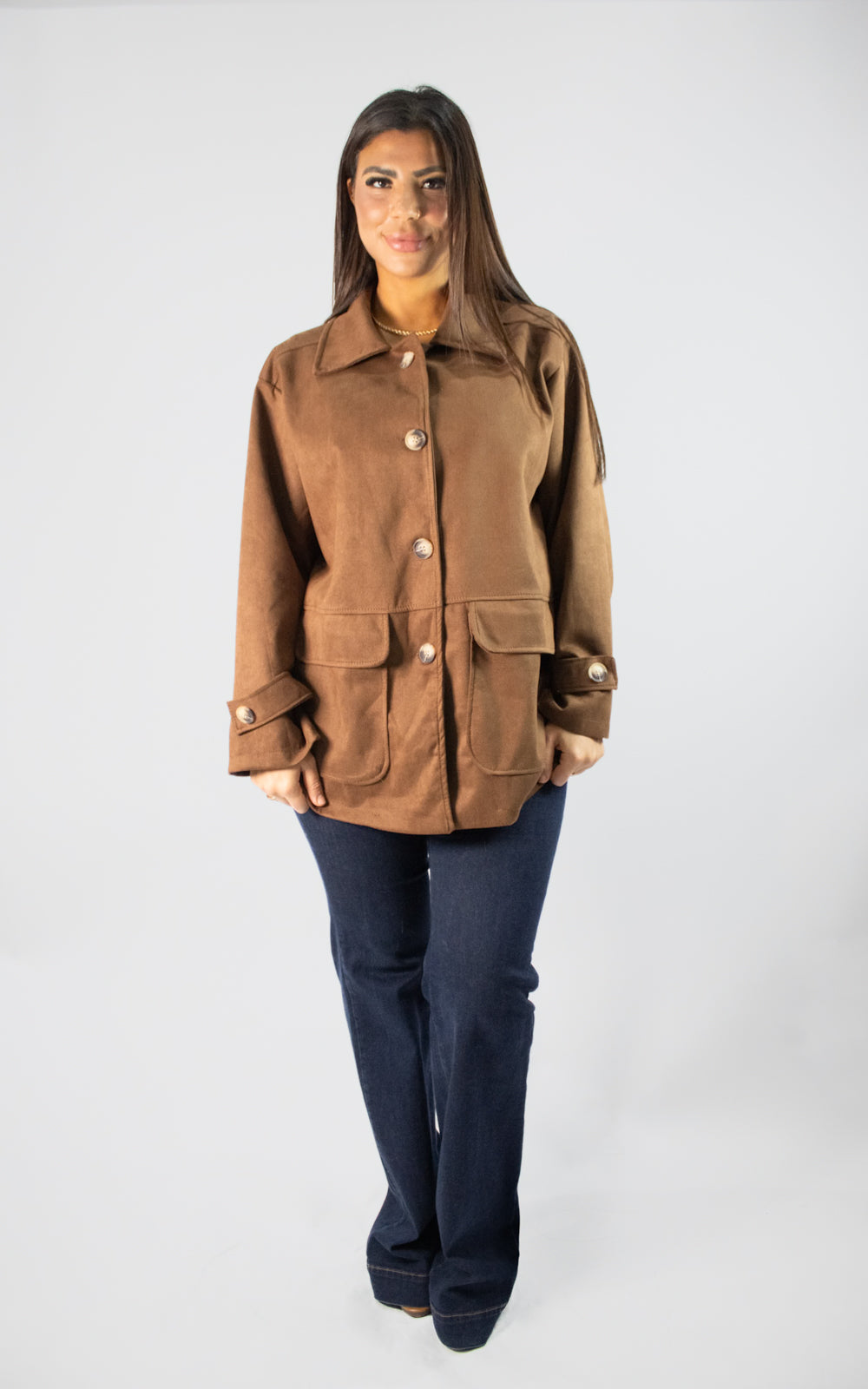 Veste à poches boutonnée