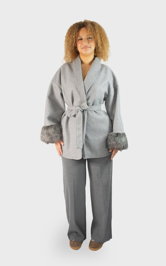 Veste chic ceinturée